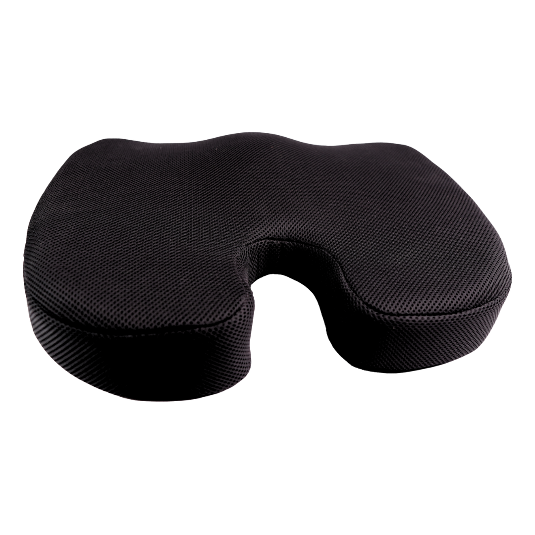 ORTHOCURE™ Orthopedic Memory Foam Coccyx Seat Cushion for Tail Bone Pain & Posture Correction