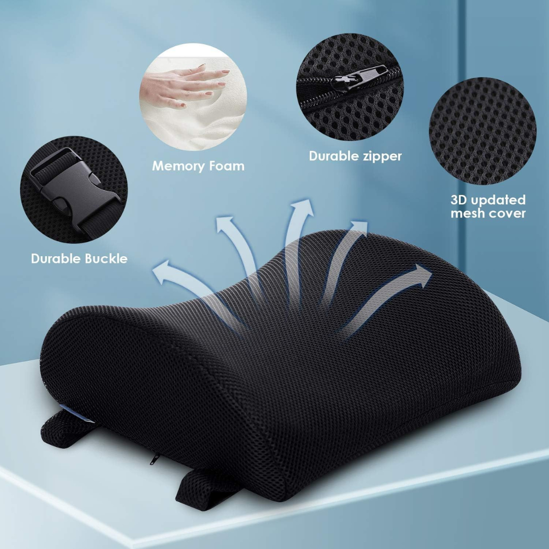 ORTHOCURE™ Mid Back Support Cushion for Back Pain & Posture Correction