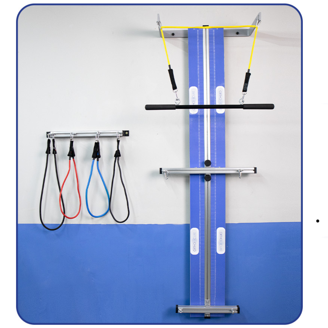 ORTHOCURE™ Resistance Band Wall Station for Strength Training